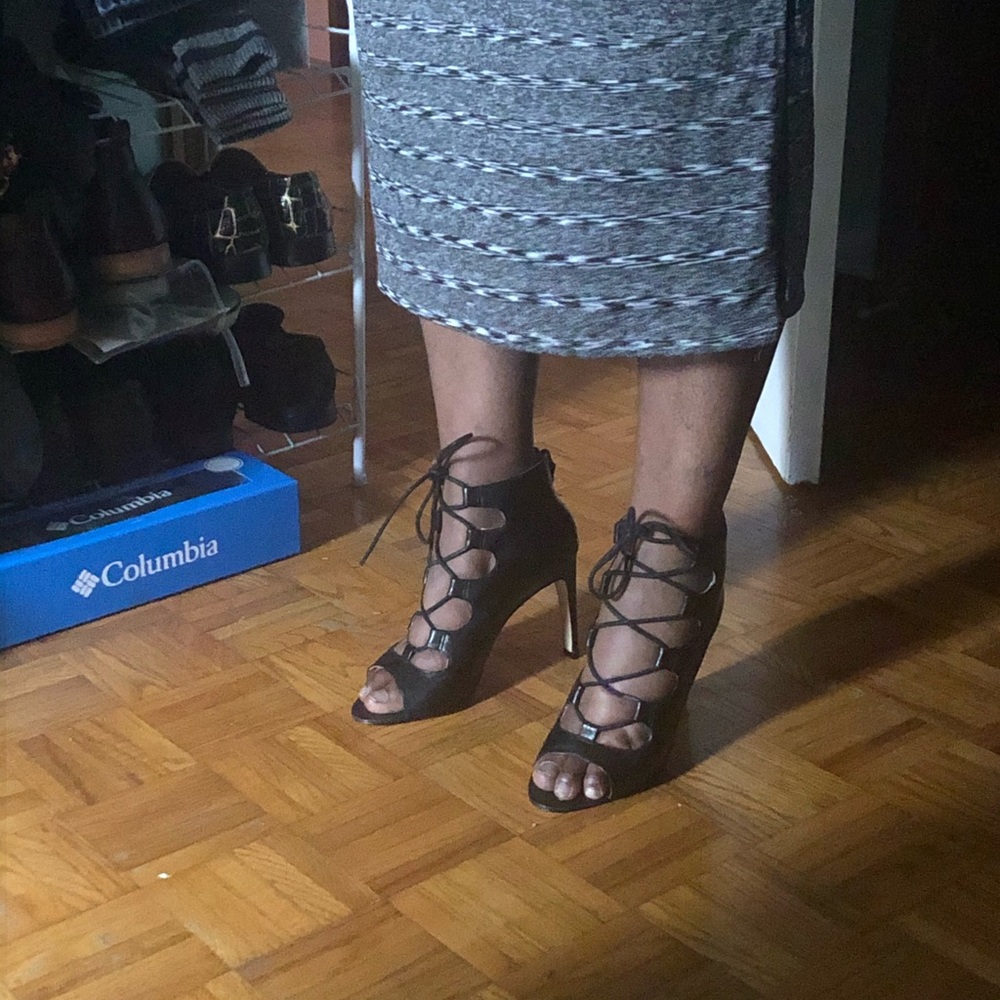 Black heels
